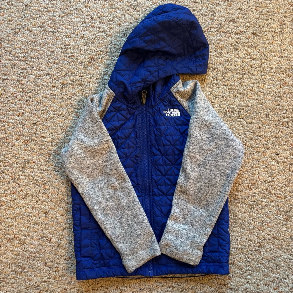 The North Face Kids Blue and Gray Jacket